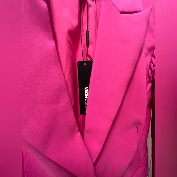 Fashion Nova Hot Pink Blazer - Picture 4 of 5